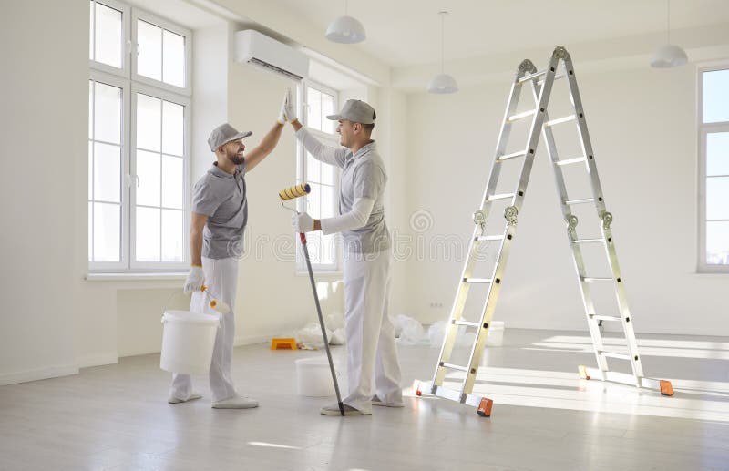Professional Painter at Work